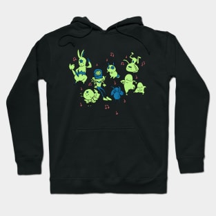 Rock N Rolliens: Party 7 Hoodie